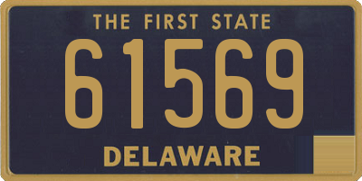 DE license plate 61569