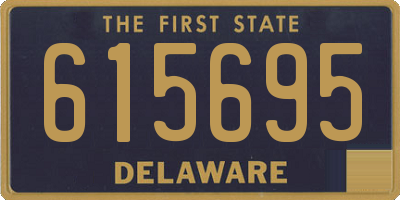 DE license plate 615695