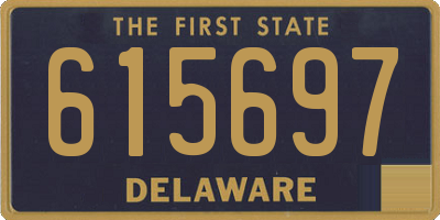 DE license plate 615697