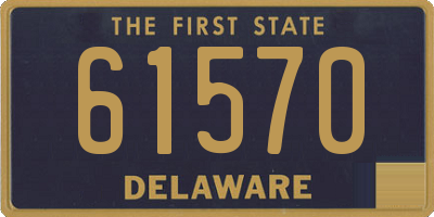 DE license plate 61570