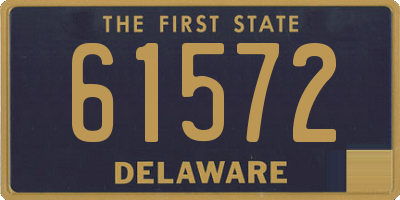 DE license plate 61572