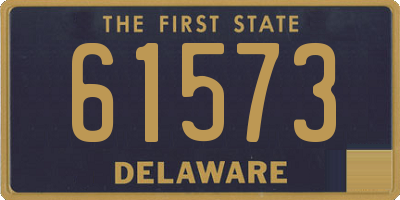 DE license plate 61573