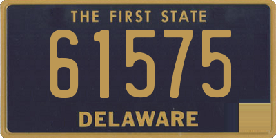 DE license plate 61575