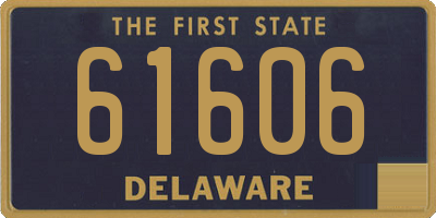 DE license plate 61606