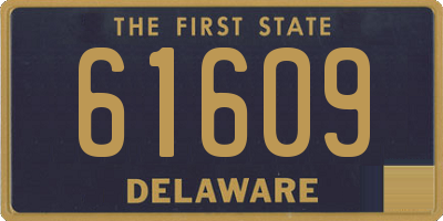 DE license plate 61609