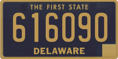 DE license plate 616090