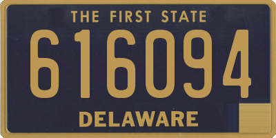 DE license plate 616094