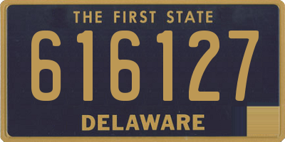 DE license plate 616127