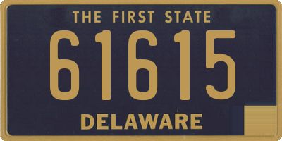 DE license plate 61615