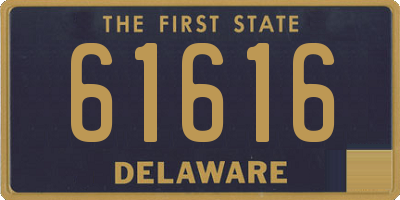 DE license plate 61616