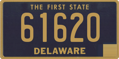 DE license plate 61620