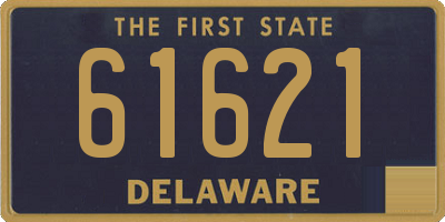 DE license plate 61621