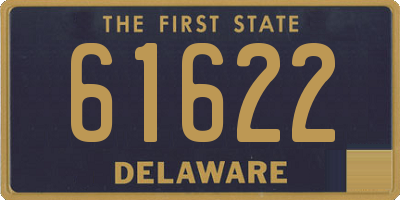 DE license plate 61622