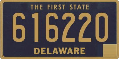 DE license plate 616220