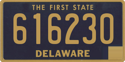 DE license plate 616230