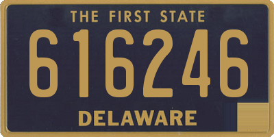 DE license plate 616246