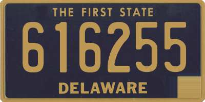 DE license plate 616255