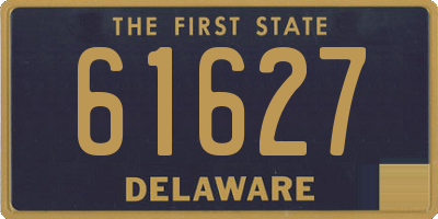 DE license plate 61627