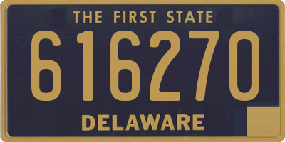 DE license plate 616270