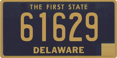 DE license plate 61629