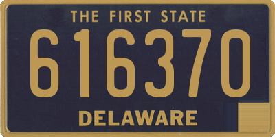 DE license plate 616370
