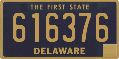 DE license plate 616376