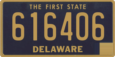DE license plate 616406