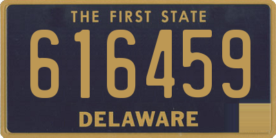 DE license plate 616459