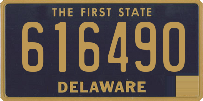 DE license plate 616490