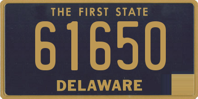 DE license plate 61650