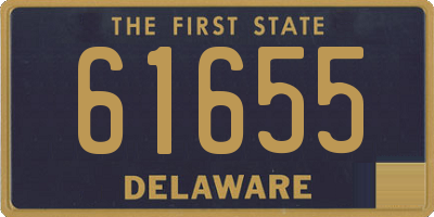 DE license plate 61655