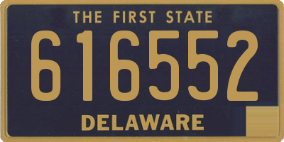 DE license plate 616552
