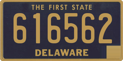 DE license plate 616562