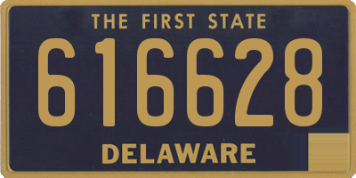 DE license plate 616628