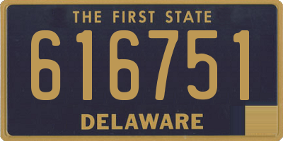 DE license plate 616751