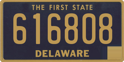 DE license plate 616808