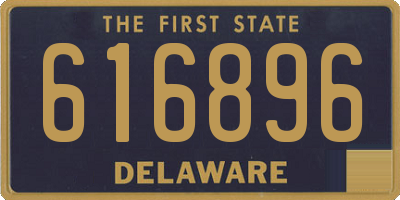 DE license plate 616896