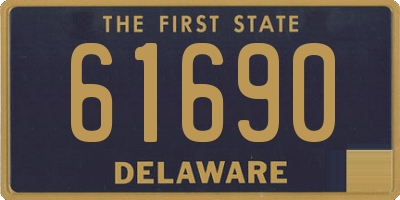 DE license plate 61690