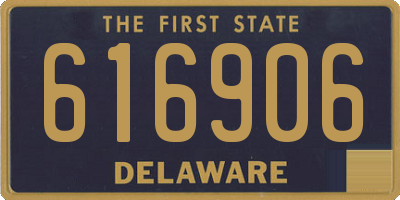 DE license plate 616906