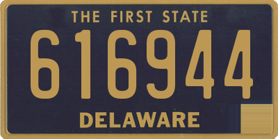 DE license plate 616944