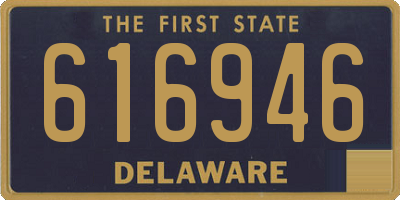 DE license plate 616946