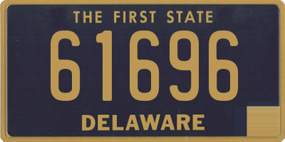 DE license plate 61696