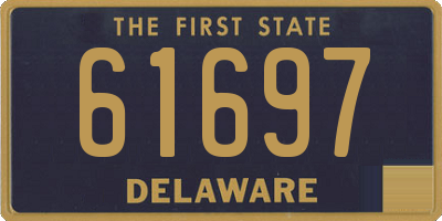 DE license plate 61697