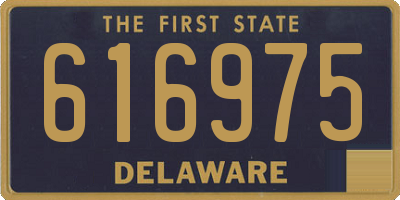 DE license plate 616975