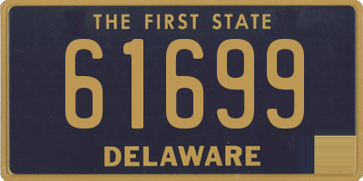 DE license plate 61699