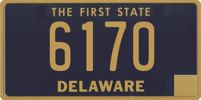DE license plate 6170