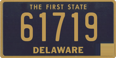 DE license plate 61719