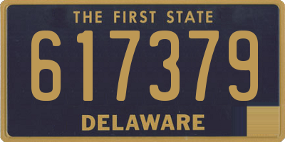 DE license plate 617379