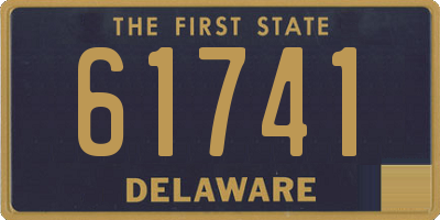 DE license plate 61741