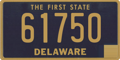 DE license plate 61750